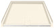 39.5"x37.75" Solid Surface Barrier-Free Right-Hand Shower Base, Cameo