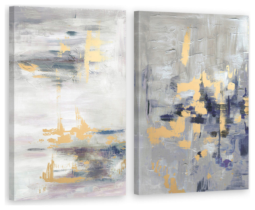 Fading Glow Diptych Canvas Print, 2-Piece Set, 60"x45"