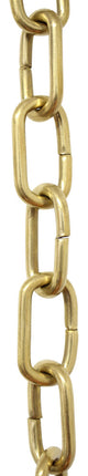 RCH Hardware Brass Standard Link Chandelier Chain, Various Finishes, Polished Br