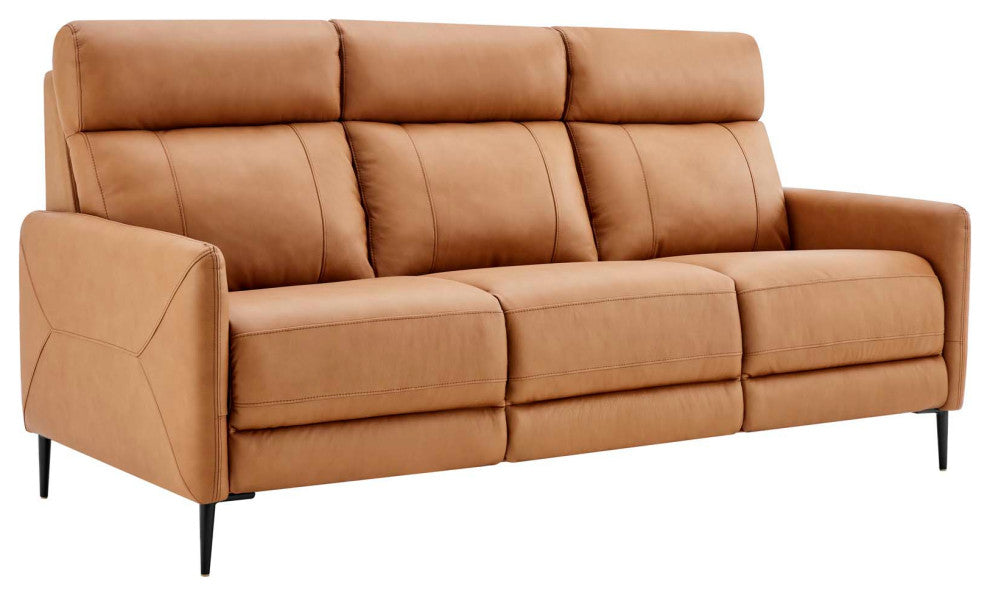 Huxley Leather Sofa Tan
