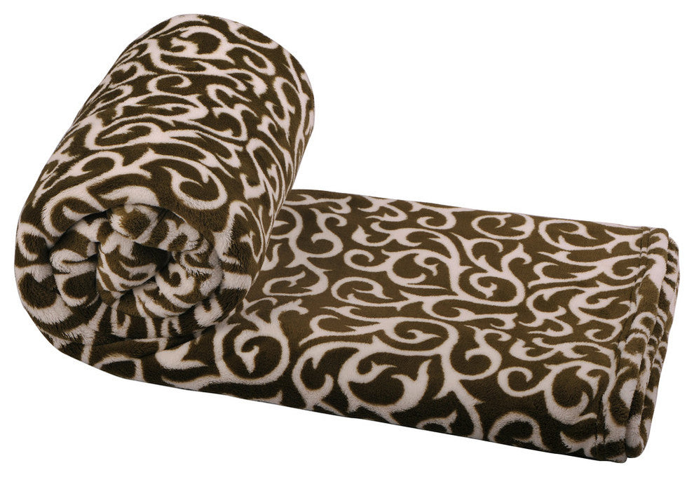 Nika Throw Blanket, Military Olive
