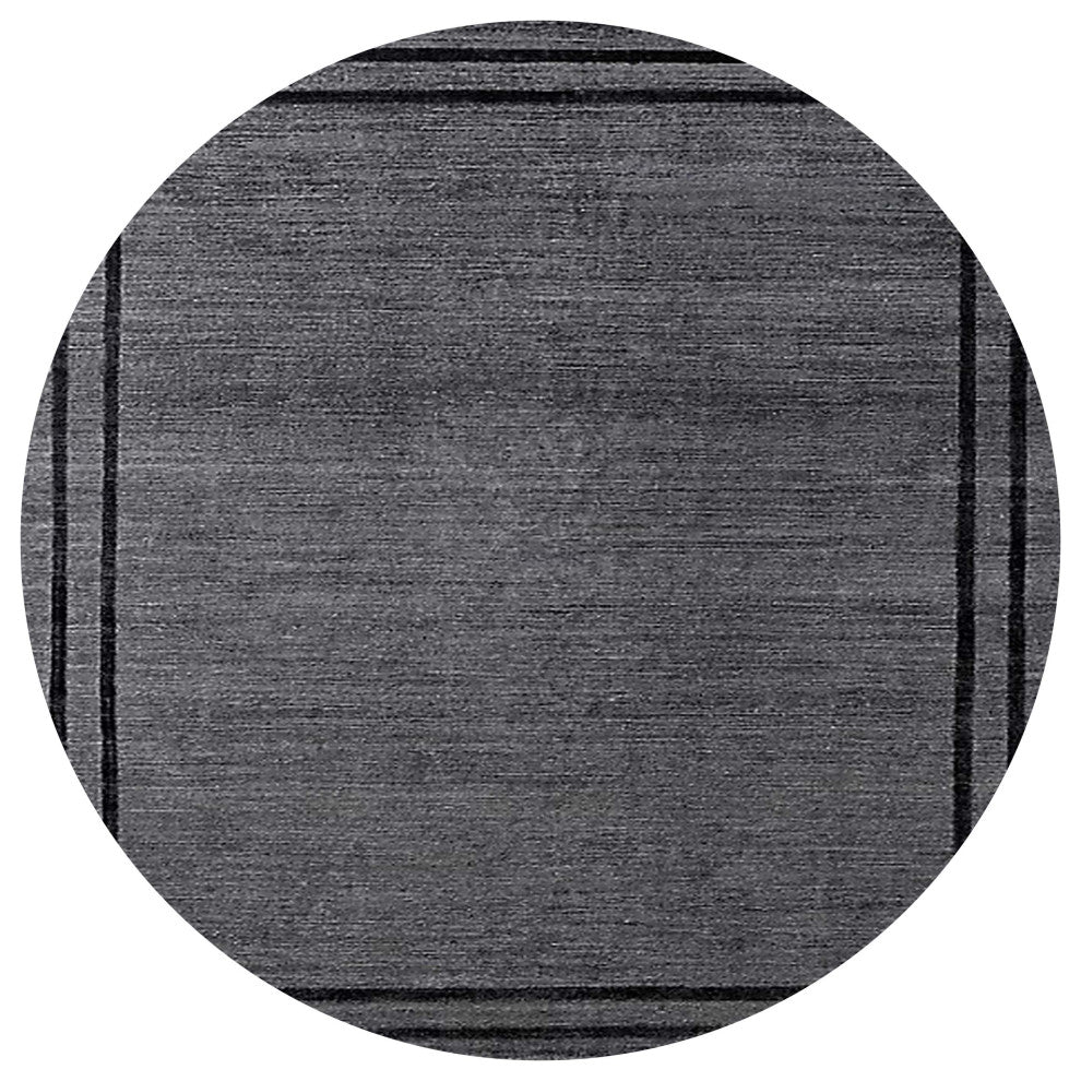 Ahgly Company Indoor Round Mid-Century Modern Area Rugs, 6' Round