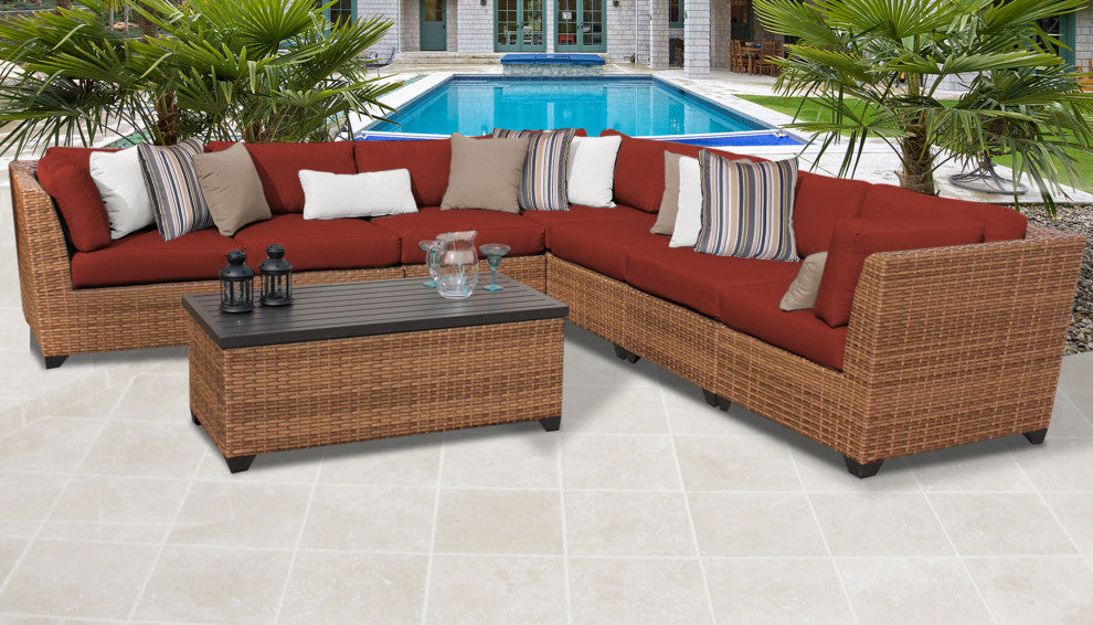 Laguna 8 Piece Outdoor Wicker Patio Furniture Set 08a