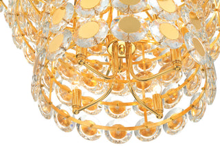 Perrene 24-Light Chandelier, Gold