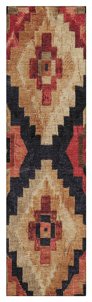 Machine Washable Indoor/Outdoor Chantille ACN1894 Rust 2'3" x 7'6" Runner Rug