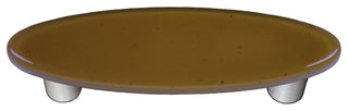 Lt. Bronze Pull Oval, Black Post