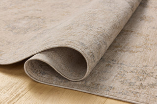 Chris Loves Julia x Loloi Louisa Oatmeal / Slate 7'-10" x 10' Area Rug