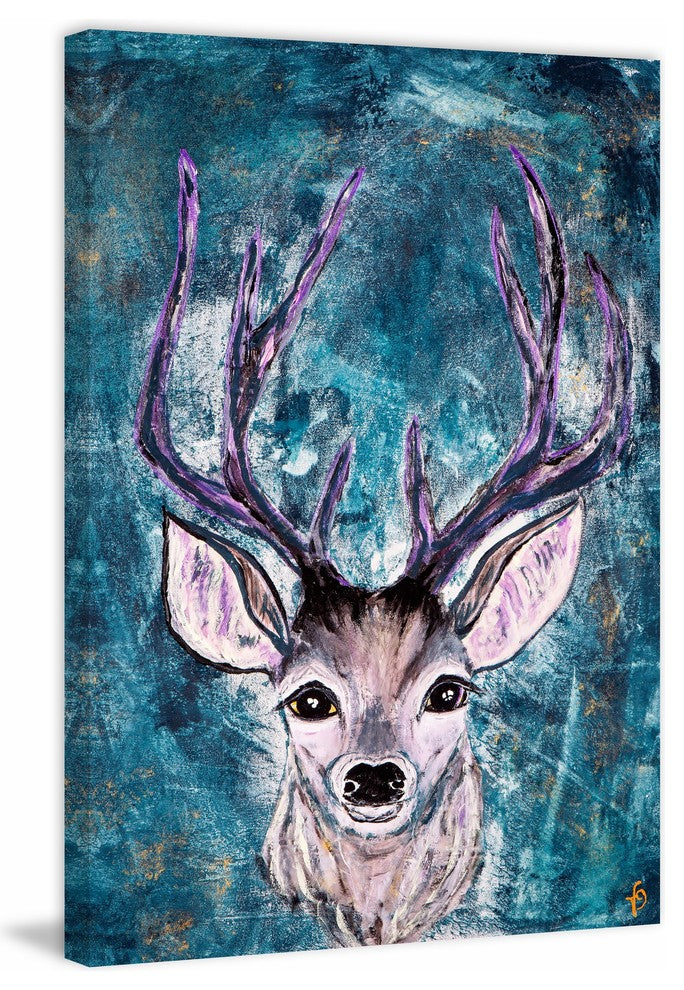 "Celeste" Painting Print on Wrapped Canvas, 16"x24"