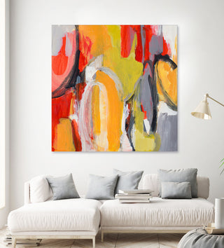City Symphony I - 54 x 54 by Lanie Loreth
