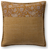 Loloi PLL0199 Mustard 18'' x 18'' Cover Only