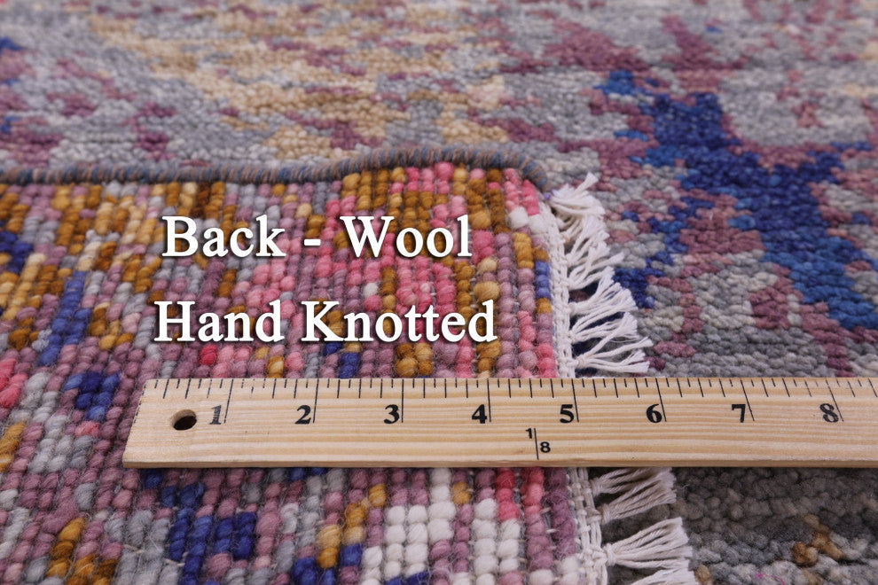 Modern Handmade Wool Rug 9' 3" X 11' 11" Q9396