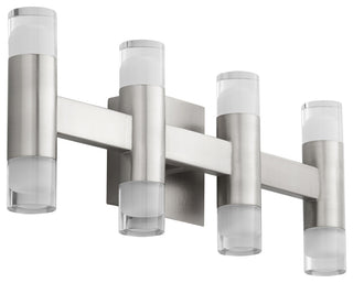 Oxygen Lighting 3-597-24 Alarum 8 Light LED Vanity, Satin Nickel