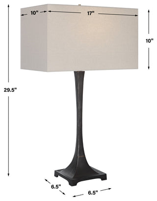 Uttermost Reydan Tapered Iron Table Lamp