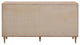 Carmen Cane 6 Drawer Dresser, Rattan Wicker Ash Wood Sideboard