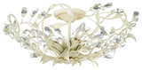 Jardin 19-in Semi Flush Ceiling Light French Cream