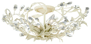 Jardin 19-in Semi Flush Ceiling Light French Cream