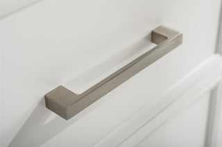 60" Double Sink Vanity Cabinet, Carrara White Top, White