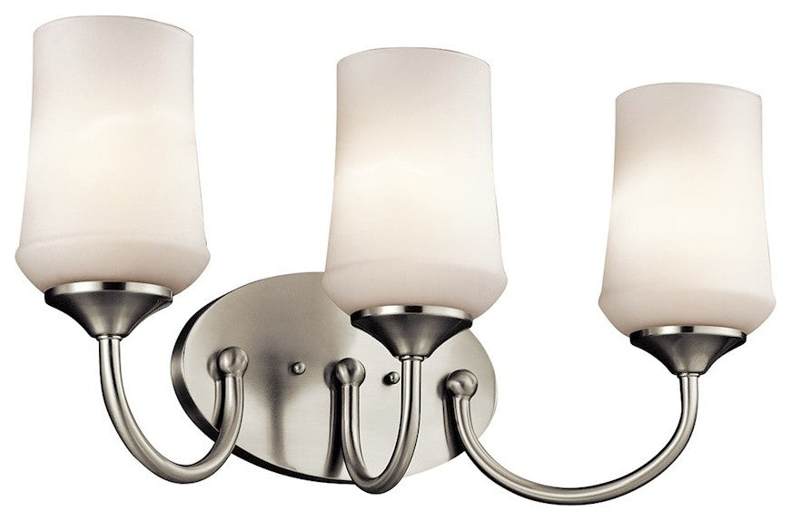 Bath 3-Light, Brushed Nickel, Standard