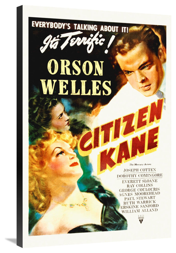 "Citizen Kane" Stretched Canvas Giclee by Hollywood Photo Archive, 24x36"