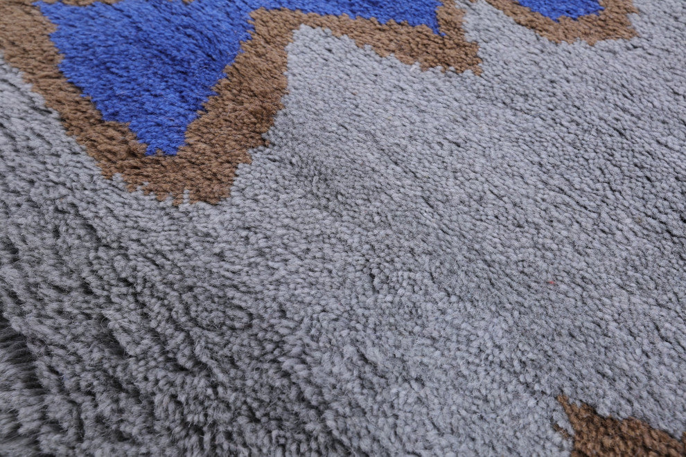 12' 3" X 14' 11" Moroccan Handmade Wool Rug - Q13114