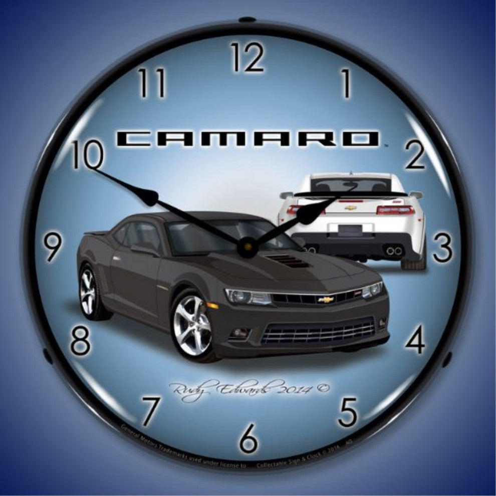 GMRE1401484 2014 SS Camaro Ashen Grey Clock