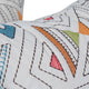 17" Jacquard Throw Pillows With Inserts, Set of 4, Barista Garden