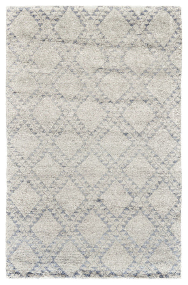 Weave & Wander Bahar Rug, Ice, 2'x3'