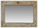 Park City Style Barnwood With Alder Inset And Nailhead Corner Tacks, 16"x20"