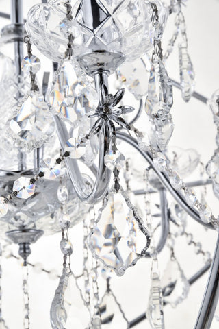 Cory 6-Light Chrome Crystal Pendant