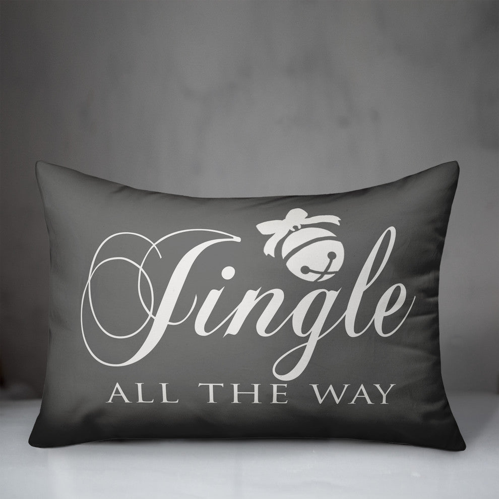 Jingle All The Way 14"x20" Throw Pillow