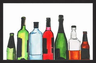 "Open Bar" Framed Painting Print, 18"x12"