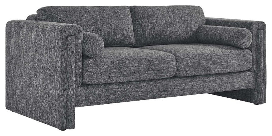 Modway Visible Upholstered Modern Polyester Fabric Sofa in Gray