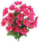 18 Stems Faux Full Blooming Wild Flower Bush, Beauty