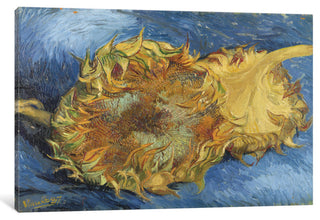 "Sunflowers, 1887" by Vincent van Gogh, 40x26x1.5"