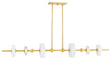 Hudson Valley Lighting Maynard 7.75" Linear Aged Brass
