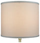 Fenchel Shades, 12"x12"x10" Spider Attachment Drum Lamp Shade, Linen