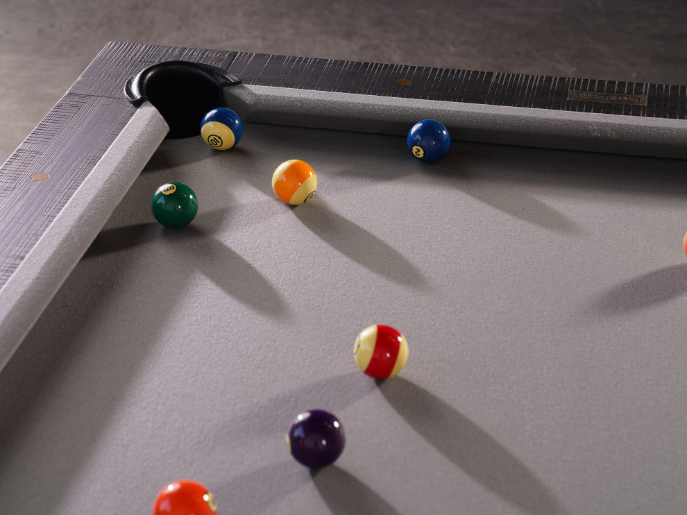 Isaac Pool Table Distressed Black, 8