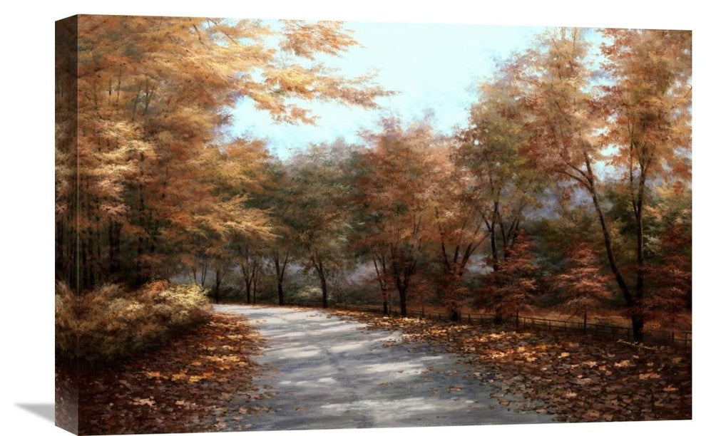 "Maple Lane" Stretched Canvas Giclee by Diane Romanello, 24"x16"