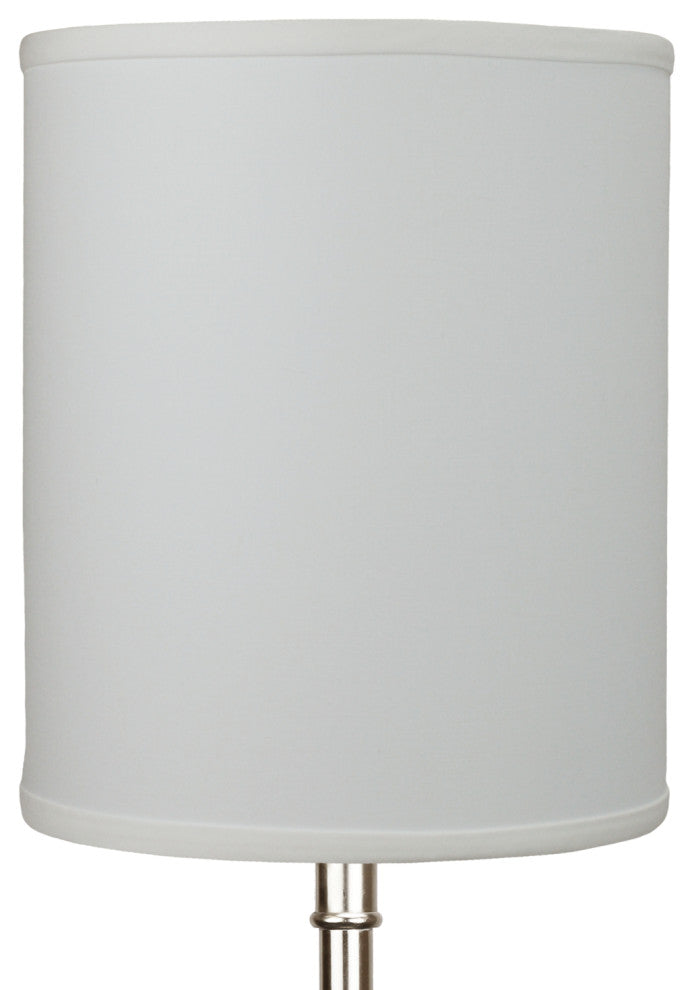 Fenchel Shades 10"x10"x12" Drum Lamp Shade, Linen Snow