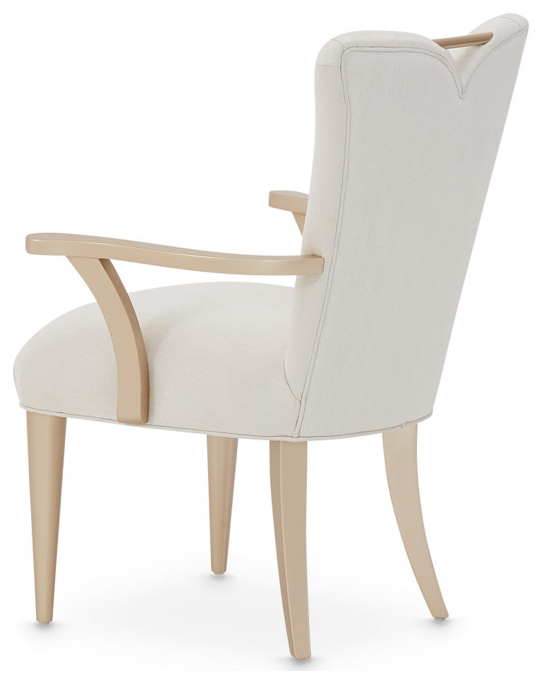 La Rachelle Dining Arm Chair, Set of 2 - Medium Champagne