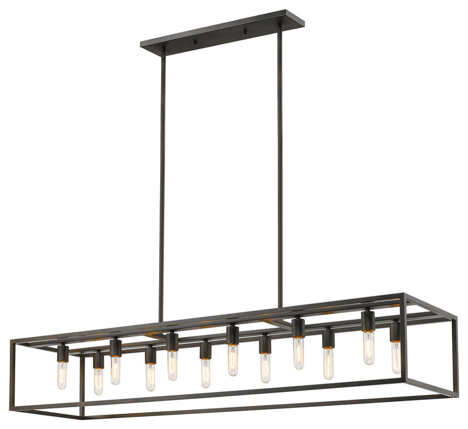 Cobar 12-Light Oil-Rubbed Bronze Island Pendant