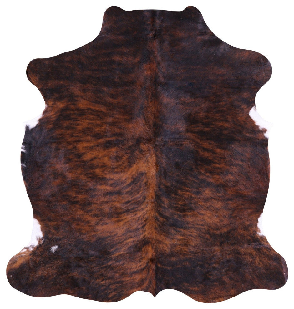 Organic Natural Hair-On Cowhide Area Rug 6' 8" X 6' 2" C1596