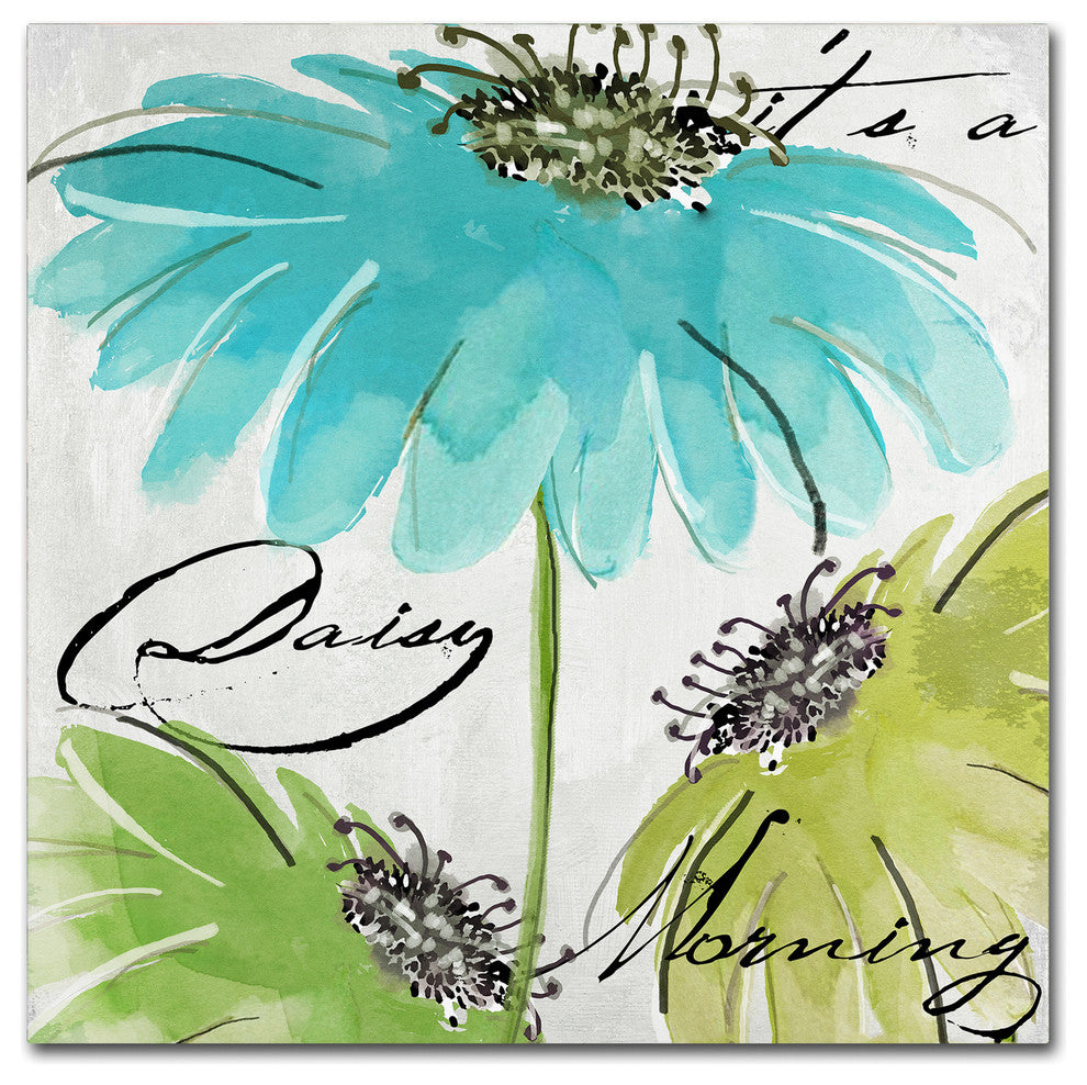 Color Bakery 'Daisy Morning II' Canvas Art, 14"x14"