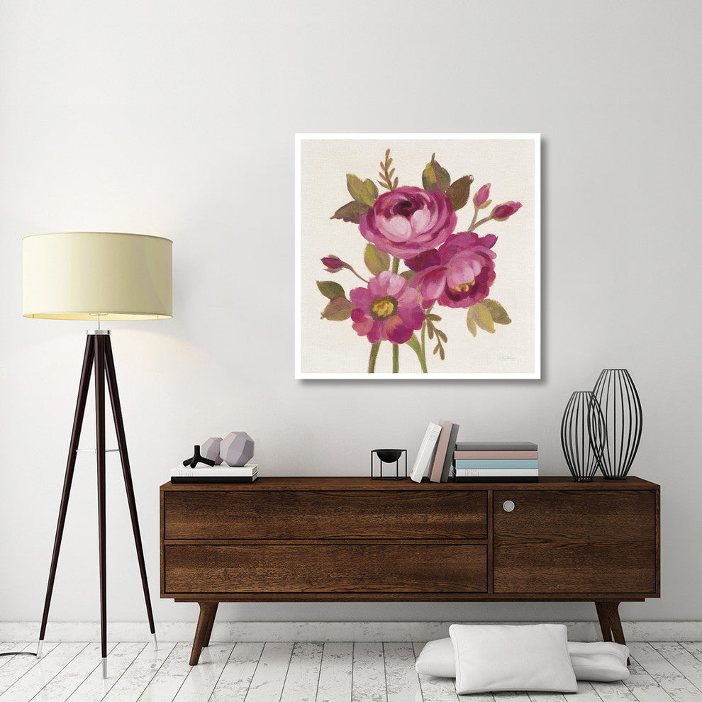 "English Garden III Stem" Digital Paper Print by Silvia Vassileva, 42"x42"