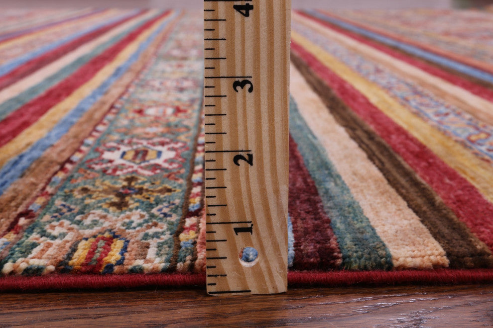 6' 7" X 9' 5" Khorjin Super Kazak Hand Knotted Wool Rug Q10734