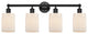 Innovations 616-4W-BK-G341 4 Light 31.5" Bath Vanity Light, Matte Black