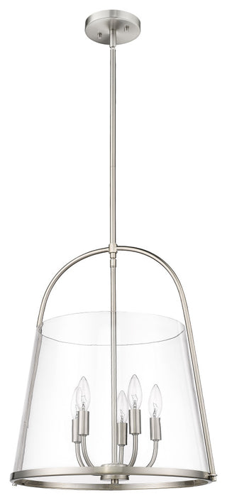 Z-LITE 5-Light Pendant, Brushed Nickel