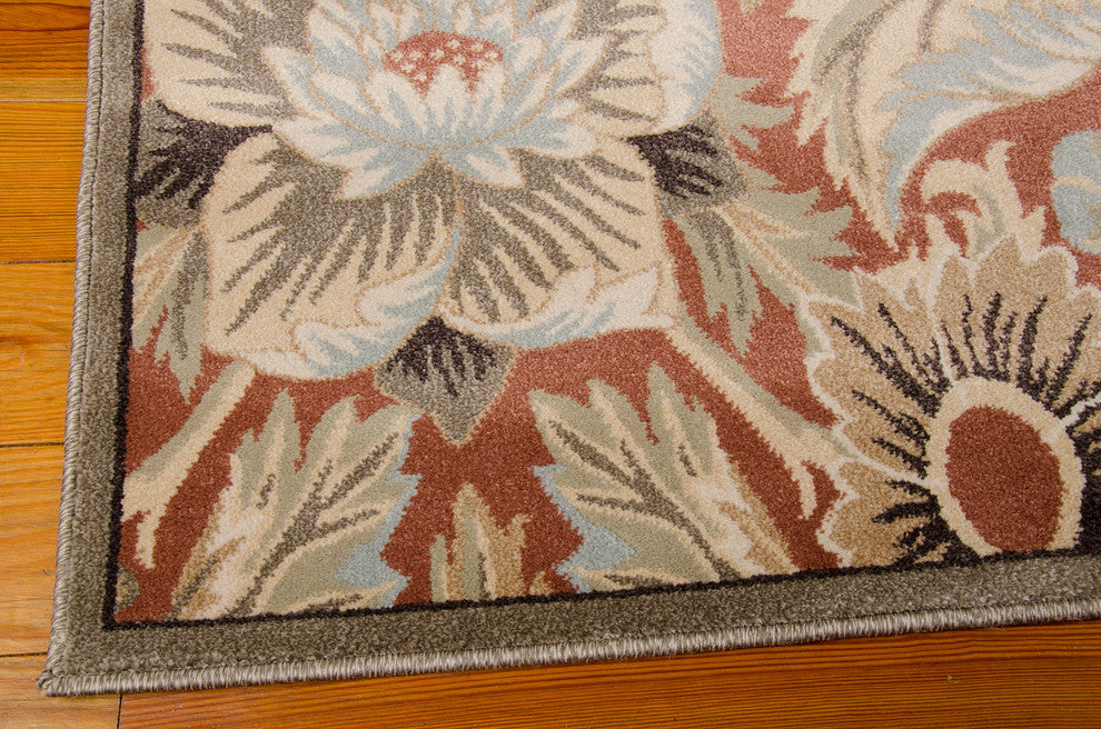 NOURISON WALDEN BRICK AREA RUG