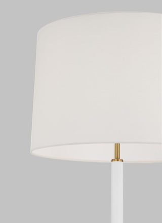 Monroe Large Floor Lamp, Burnished Brass