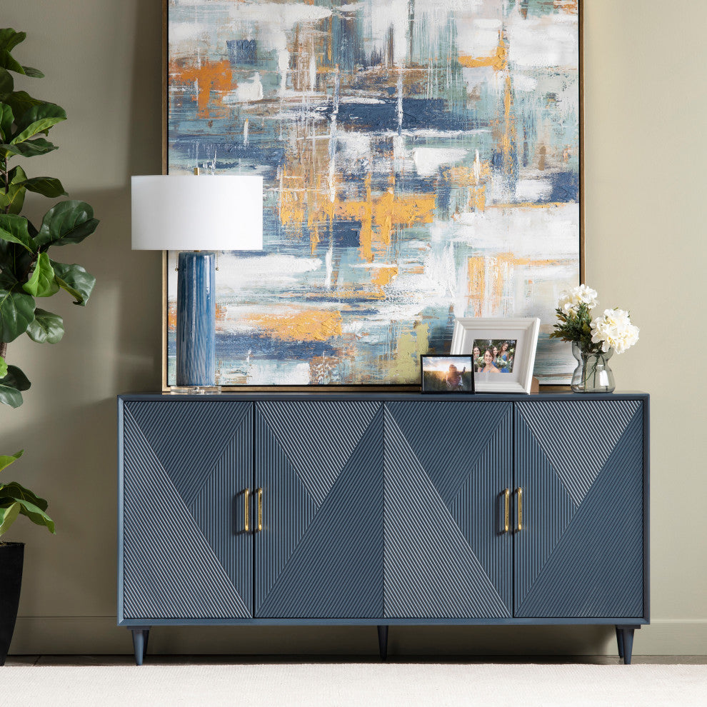 Arvada 4 Door Sideboard, Blue
